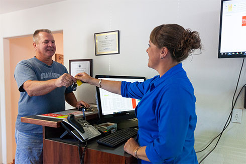 Customer at Integrity Auto Services